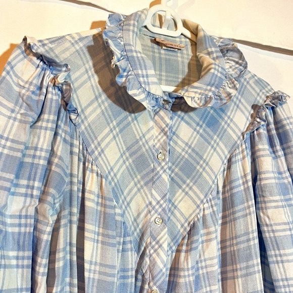 Vintage Union Label Ruffled Granny Nightgown - Picture 4 of 7